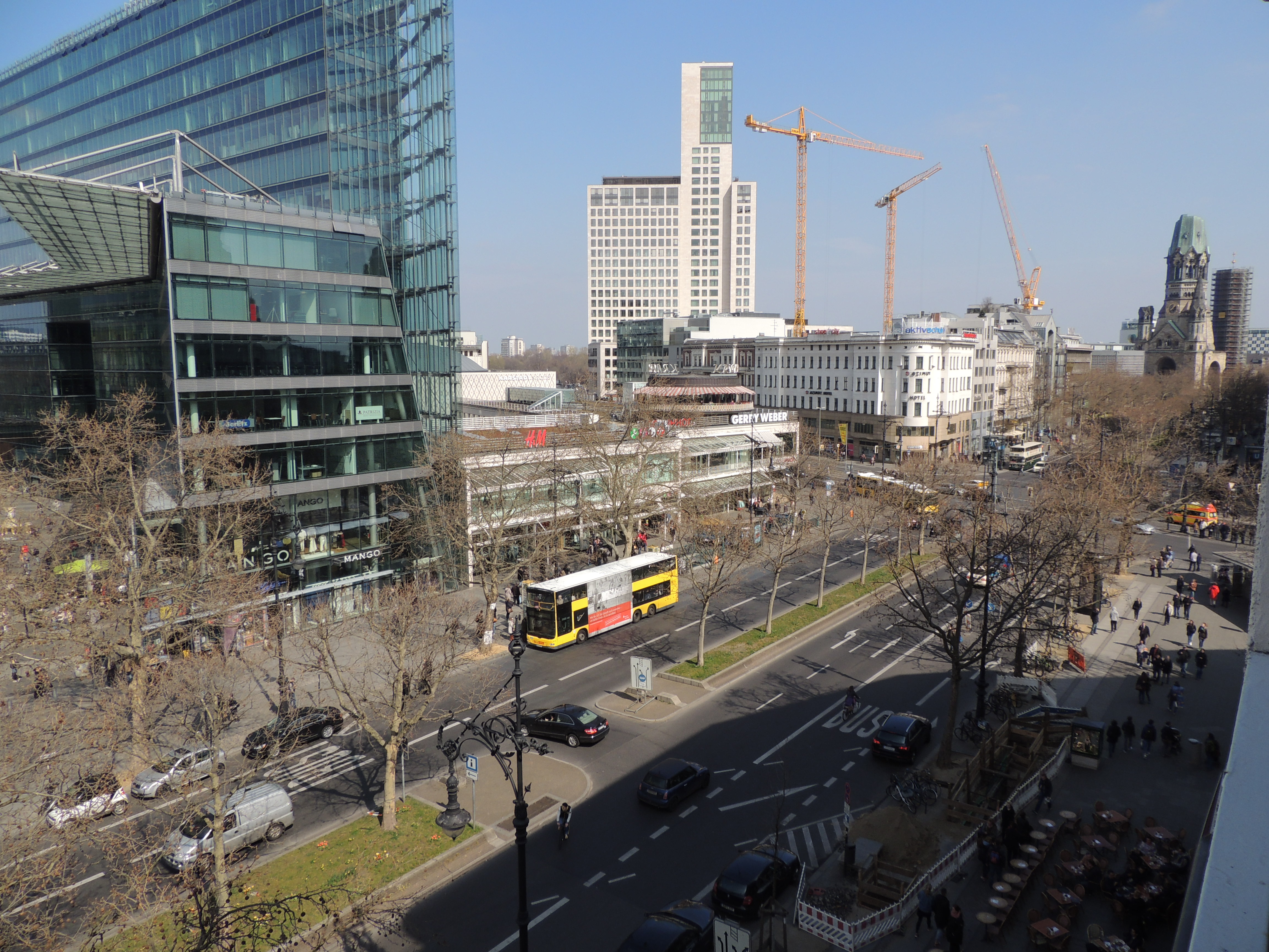 Blick aus dem Konferenzraum des ersten Kanzleiservice Berlin